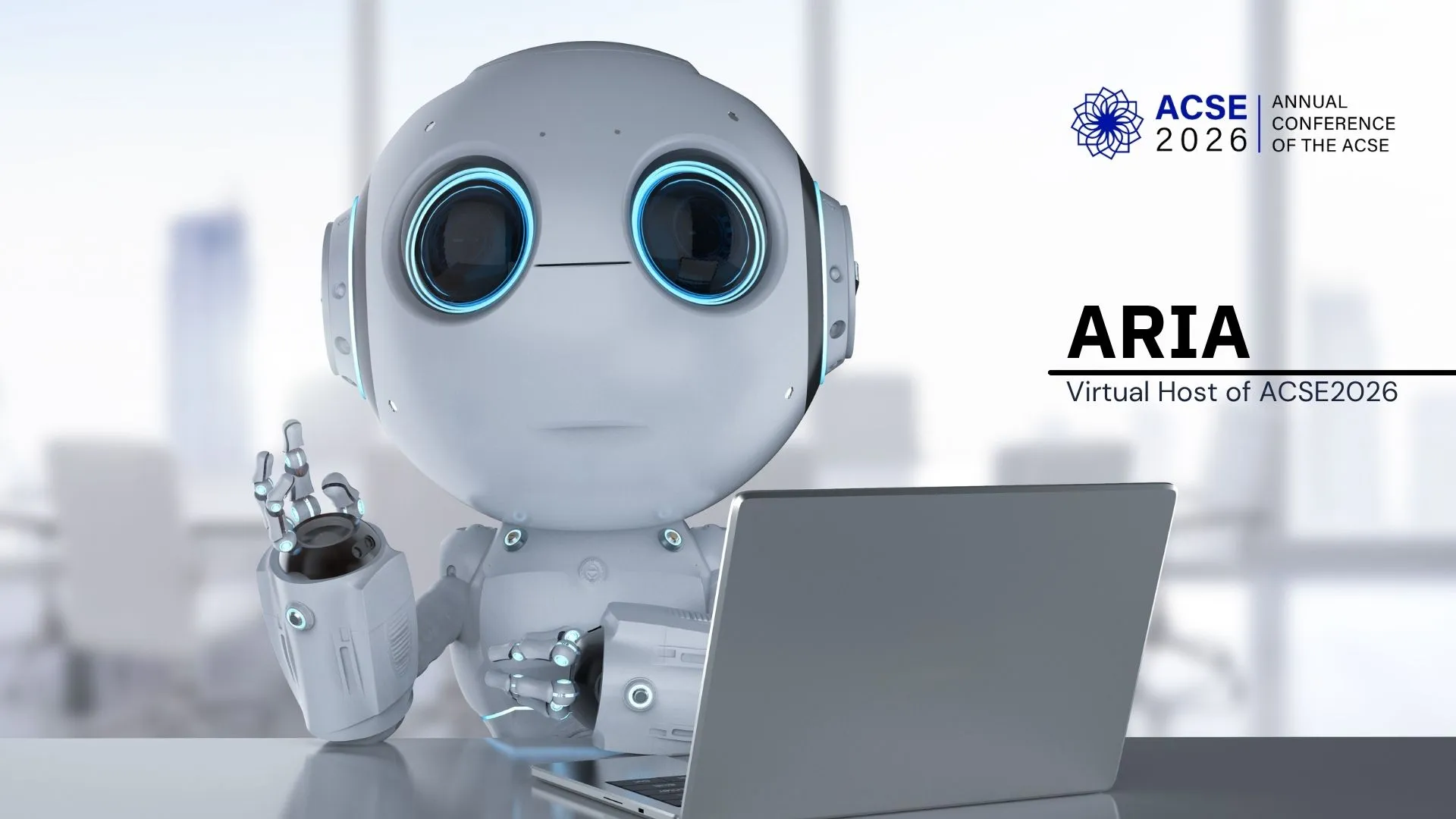 ARIA, the AI virtual host of ACSE 2026